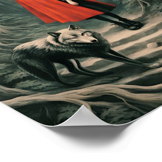 Rot und Wolf Poster (Ecke)