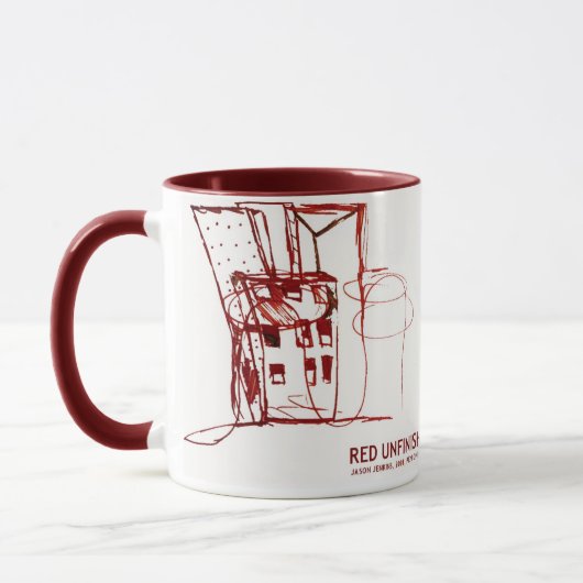 ROT UNFERTIG TASSE (Links)