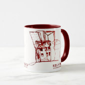 ROT UNFERTIG TASSE (VorderseiteRechts)