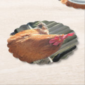 Rot Untersetzer (angewinkelt)