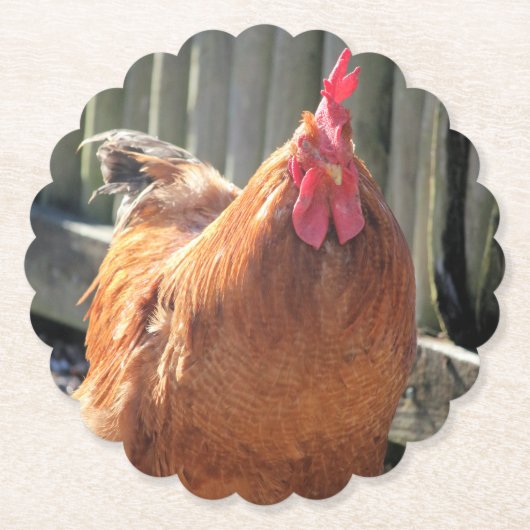 Rot Untersetzer (Vorderseite)