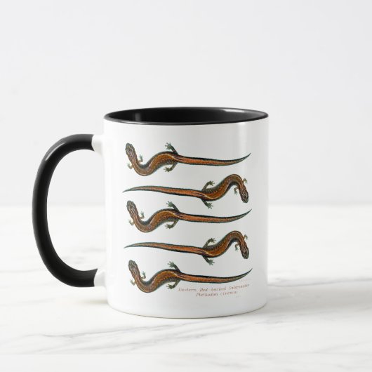Rot unterstützte Salamanders Tasse (Links)