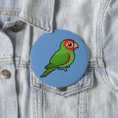 Rot-verdeckter Parakeet Button (Beispiel)