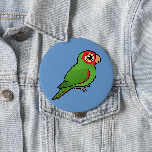 Rot-verdeckter Parakeet Button (Beispiel)
