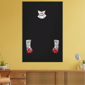 Rot verketteter Krieger der Schatten Leinwanddruck (Insitu (Wohnzimmer))