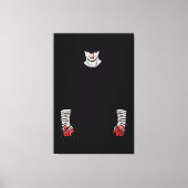 Rot verketteter Krieger der Schatten Leinwanddruck (Vorderseite)