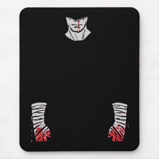 Rot verketteter Krieger der Schatten Mousepad (Vorne)