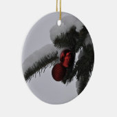 Rot-Verzierungen 2 Keramikornament (Rechts)