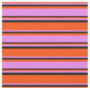 Rot, Violet und Schwarz-Linse-Muster Stoff