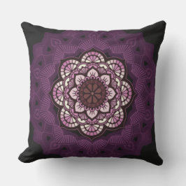 Rot-violett-Lotus Kissen