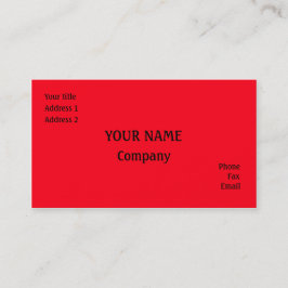 Rot Visitenkarte