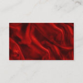Rot Visitenkarte (Rückseite)