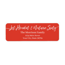 Rot von Heaven & Nature Sing mit weißem Drehbuch g