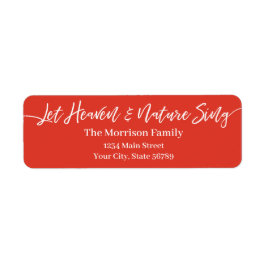 Rot von Heaven & Nature Sing mit weißem Drehbuch g