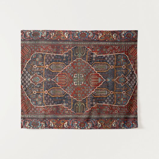 Rot  wandteppich (Vorderseite (Horizontal))