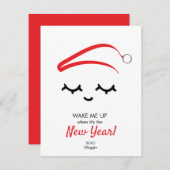 Rot Weckte mich auf Neujahrsaugen Weihnachten lust (Vorne/Hinten)