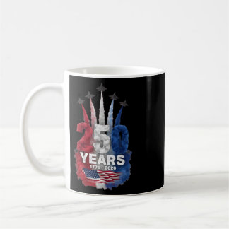 Rot Weiß 250 Jahre Amerika Jubiläum 250. Unabhängi Kaffeetasse