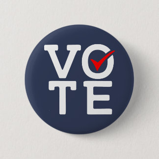Rot-Weiß-Abstimmung Button