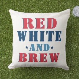 Rot-Weiß-Amerikanische Unabhängigkeitstag Kissen