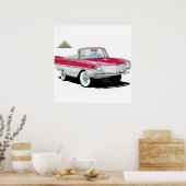 Rot-Weiß-Amphicar Poster (Küche)