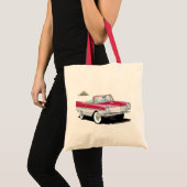 Rot-Weiß-Amphicar Tragetasche (Vorderseite (Produkt))