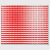 Rot-Weiß-Argyle-Geschenkpapier Geschenkpapier (Flach)