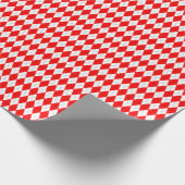 Rot-Weiß-Argyle-Geschenkpapier Geschenkpapier (Ecke)