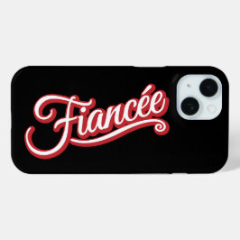 rot/weiß auf schwarz Case-Mate iPhone hülle