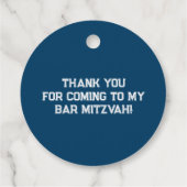 Rot, Weiß, Baseball-Marine Bar Mitzvah Geschenkanhänger (Rückseite)
