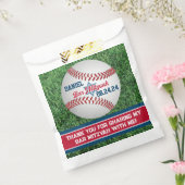 Rot, Weiß, Baseball-Marine Bar Mitzvah Geschenktütchen (Versiegelt)