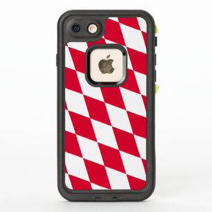 Rot-Weiß-Bayern-Diamant-Flaggenmuster