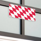 Rot-Weiß-Bayern-Muster für die Diamantflagge Banner (Äußeres Gebäude)