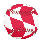 Rot-Weiß-Bayern-Muster für die Diamantflagge Baseball (Rückseite)