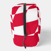 Rot-Weiß-Bayern-Muster für die Diamantflagge Waschbeutel (Rechts)