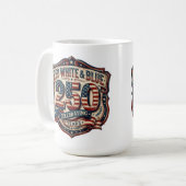 Rot, Weiß & Blau 4. Juli Kaffeetasse (Vorderseite Links)