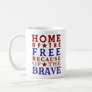 Rot Weiß Blau 4. Juli Kaffeetasse