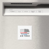 Rot Weiß Blau Air Force Überflug Stolz Amerikanisc Magnet (In Situ (Geschirrspüler))