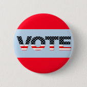 Rot, Weiß, Blau Button (Vorderseite)