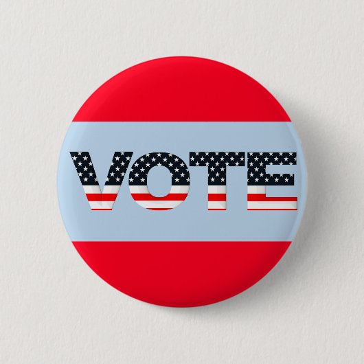 Rot, Weiß, Blau Button (Vorderseite)