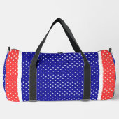 Rot Weiß Blau  Duffle Bag (Vorderseite)