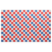Rot Weiß Blau Kariertes Musterdesign  Stoff (Fat Quarter (45,7 x 55,9 cm))