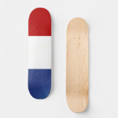 Rot Weiß Blau Skateboard (Vorderseite)
