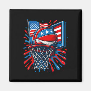 Rot Weiß Blau Sketll Farb Splash Usa Flagge Sketll Magnet