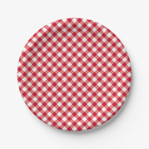 Rot-Weiß-Blau Spaßige Patriotische Feier Pappteller