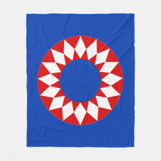 Rot Weiß Blau Strahlende Sterne Decke