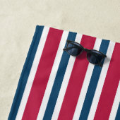 Rot Weiß Blau Strandtuch Geschenk (Beispiel)