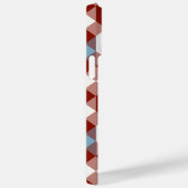 rot weiß blau und orange geometrisch Case-Mate iPhone hülle (Rückseite / Rechts)