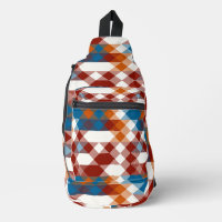 rot weiß blau und orange geometrisch