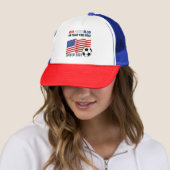 Rot Weiß Blau – USA Fußballfan 2026 Kappe (Beispiel)