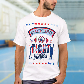 Rot, Weiß, Blauer Kampf gegen den guten Kampf des  T-Shirt